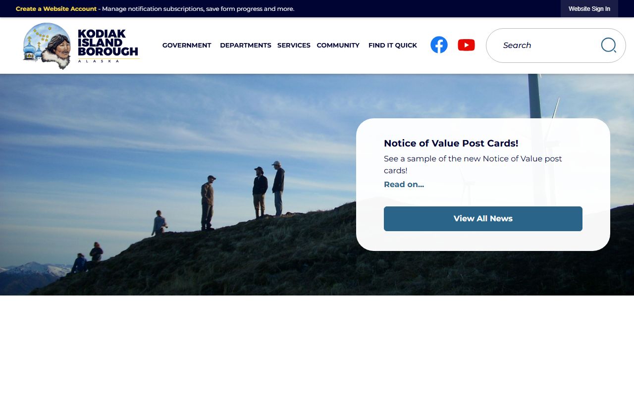 Kodiak Island Borough Residents Directory at the Kodiak Island Borough homepage