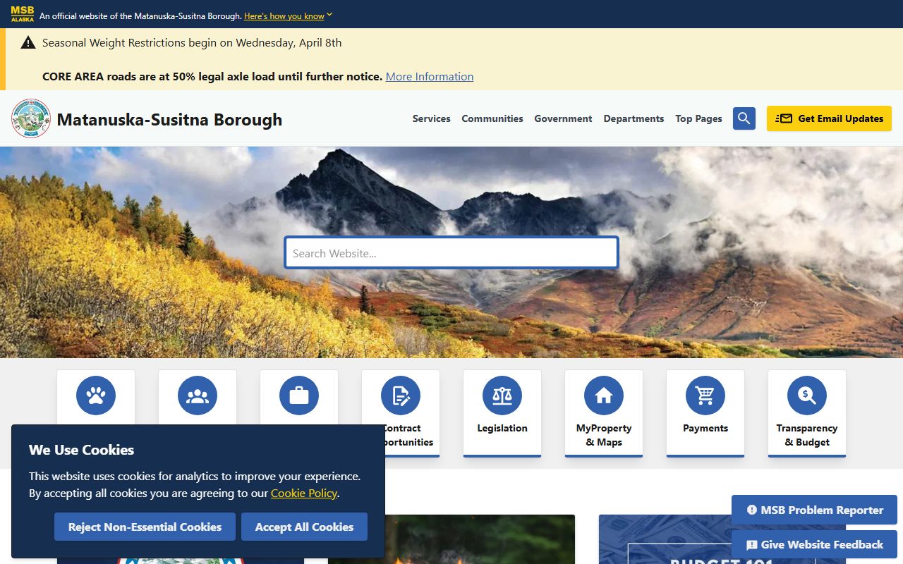 Matanuska-Susitna Borough Residents Directory at Mat-Su Borough